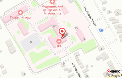 Банкомат СберБанк на Восточной улице на карте