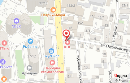 Клинико-диагностическая лаборатория KDL на улице ​Орджоникидзе на карте