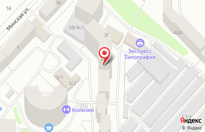 Магазин Красное & Белое на Харьковской улице, 59 к 4 на карте