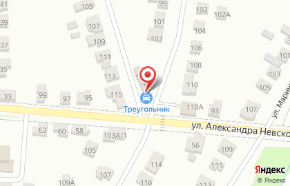 Магазин автоэмалей Треугольник на улице Николаева на карте