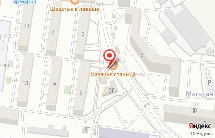 Киоск фастфудной продукции на улице Писателя Маршака на карте