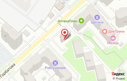 Строящееся административное здание по ул. Бежицкая, 1/1а на карте