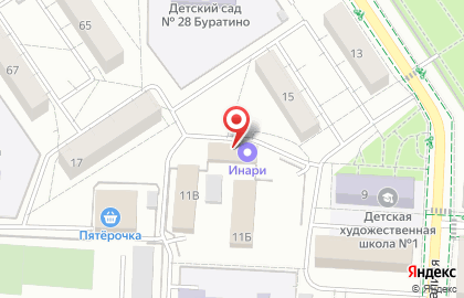Бар У Друзей на улице Мусы Джалиля на карте