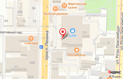 Магазин детских товаров Детский мир на проспекте Ленина на карте