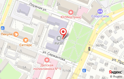Ростовский институт защиты предпринимателя на карте