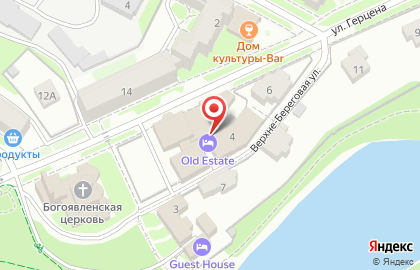 Ресторан АристократЪ на Береговой улице на карте