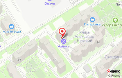 Парикмахерская Алёнка на Технической улице на карте