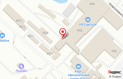 Автоцентр Керг на Новоэлеваторной улице на карте