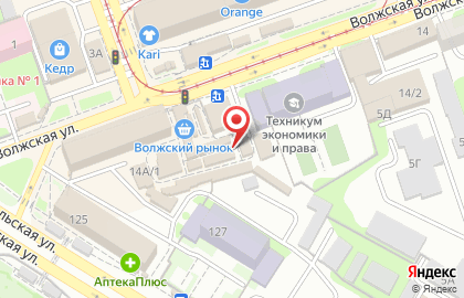 ОАО Искра на Волжской улице на карте