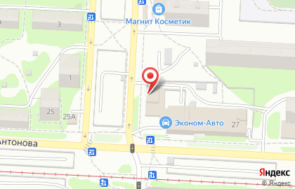 Бар Пив Бум на улице Антонова на карте