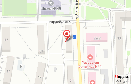 Продуктовый магазин в Екатеринбурге на карте