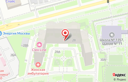 Автошкола Флагман на улице Верхние Поля на карте