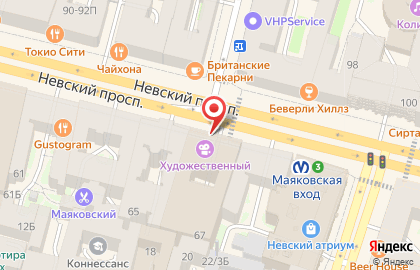 Отель Mix Hotels Nevsky 67 на карте