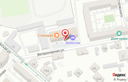 Столовая в Москве на карте