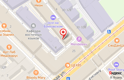 Торгово-монтажная компания НортЛайт в Банковском переулке на карте