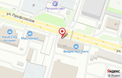 Гостиница в Сургуте на карте