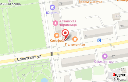 Торгово-монтажная компания Алюмил на Советской улице на карте