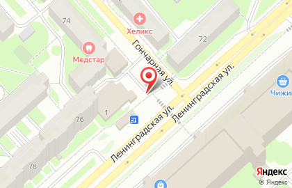 Роспечать-Вологда на улице Ленинградской на карте