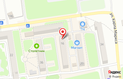 Универсальный магазин Каприз на улице Карла Маркса на карте