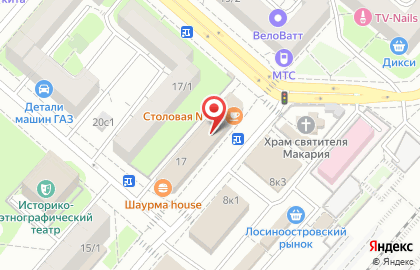 ОАО Банкомат, Банк Народный кредит в Анадырском проезде на карте
