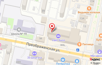 Консалтинговая компания Ресурс на Преображенской улице на карте