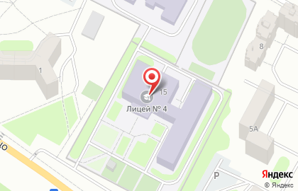 Лицей №4 в Москве на карте