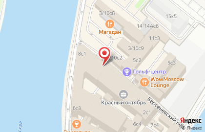 Кофейня Даблби на Берсеневской набережной на карте