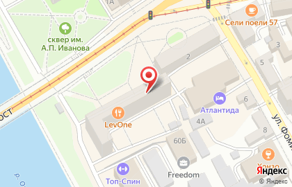 Туристическая компания Четыре сезона на набережной Дубровинского на карте