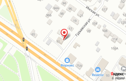 Сервис-маркет Каучук Шина в Октябрьском районе на карте