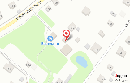 Шиномонтажная мастерская на Приозерском шоссе (Всеволожский район), 102Б на карте