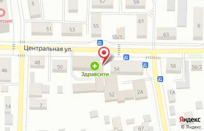 Продуктовый дискаунтер Батон на Центральной улице на карте