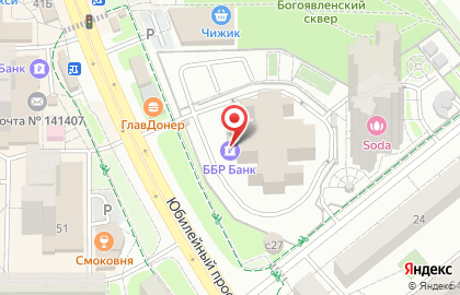 ББР банк в Москве на карте