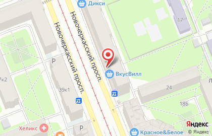 Супермаркет натуральных продуктов ВкусВилл на метро Новочеркасская на карте