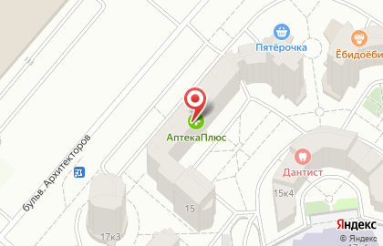 Студия маникюра Вишня на проспекте Комарова на карте