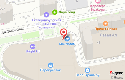 Автомат по продаже контактных линз Линзотека в Октябрьском районе на карте