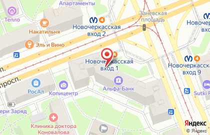 Кафе Арарат на Новочеркасской на карте