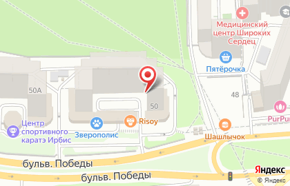 Школа актуального искусства РИМ в Коминтерновском районе на карте