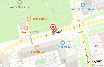 Магазин цветов в Уфе на карте