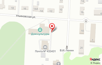 Дом культуры Октябрьского сельского поселения на карте