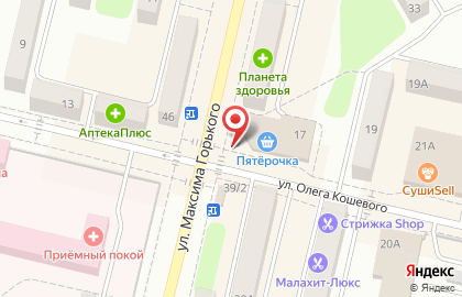 Офис продаж Билайн на улице Олега Кошевого на карте