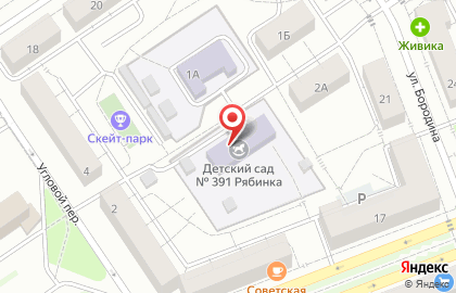 Детский сад №391 в Чкаловском районе на карте