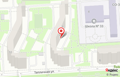 Офис МИЭЛЬ "В Подольске на Тепличной" на улице Тепличная на карте