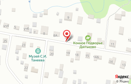 Конное подворье Дютьково на карте