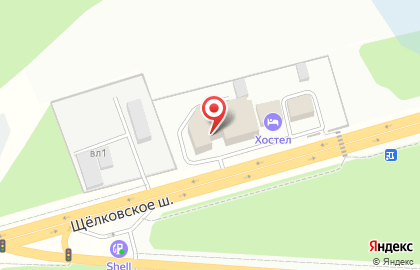 Хостел в Москве на карте