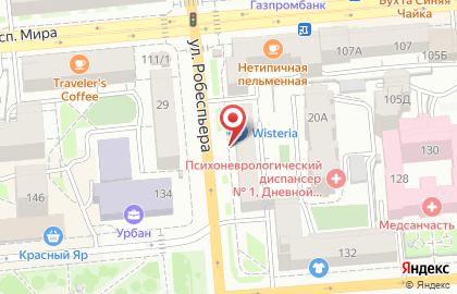 Кулинария в Красноярске на карте