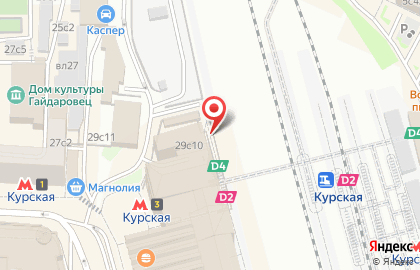 Линейное управление МВД России на станции Москва-Курская на карте
