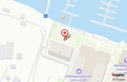 Бизнес-центр на Крестовском острове на карте
