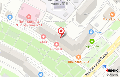 Московское творческое объединение Сириус на карте