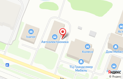 Магазин автозапчастей в Сыктывкаре на карте