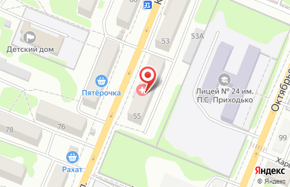 Компания Курьер-Сервис Экспресс на Комсомольской улице на карте